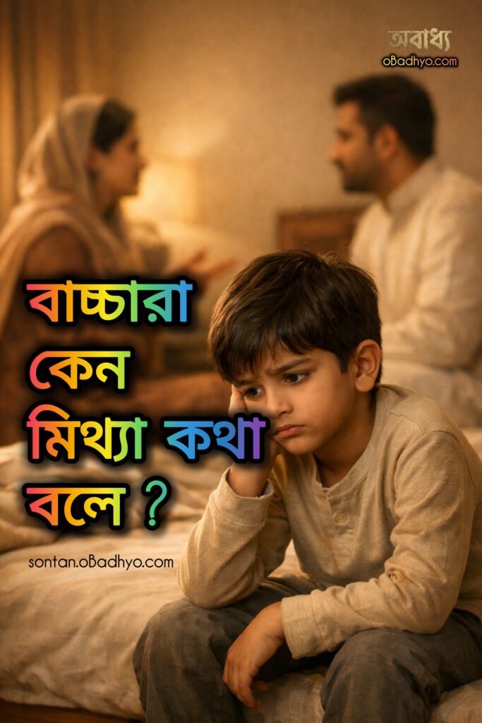 বাচ্চারা কেন মিথ্যা কথা বলে