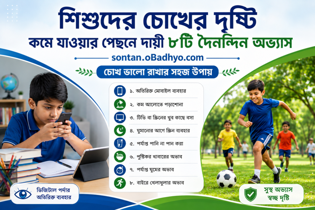 শিশুদের চোখের যত্ন